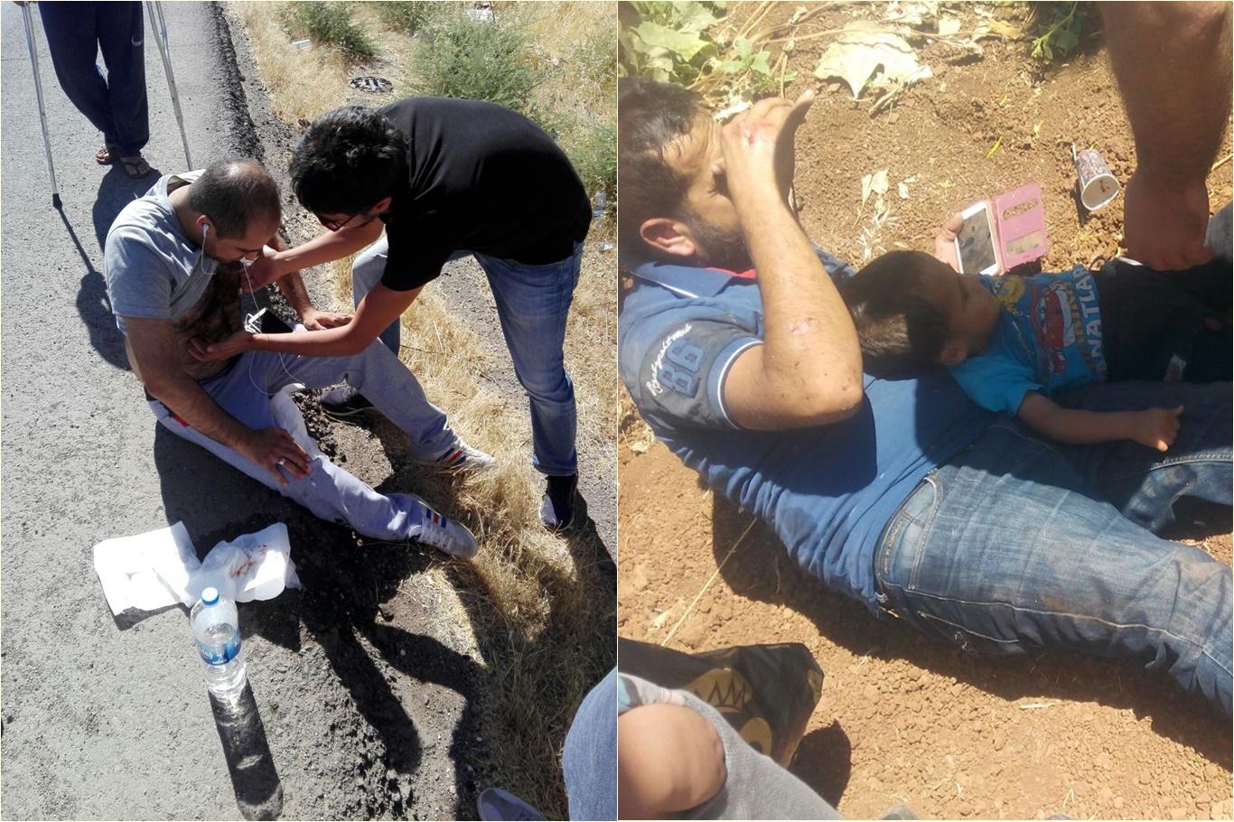 Diyarbakır'da trafik kazaları: Biri polis 6 yaralı